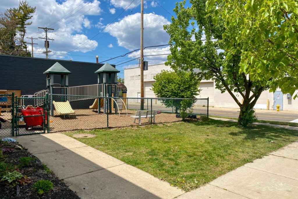 Picture of the original playground.