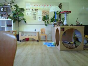 A toddler's view of the Avventura classroom.
